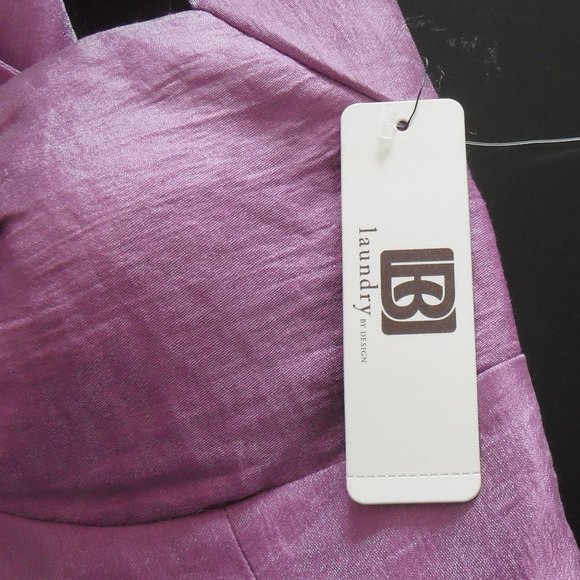 Laundry By Design Violet Cocktail Party Dress - Picture 8 of 8